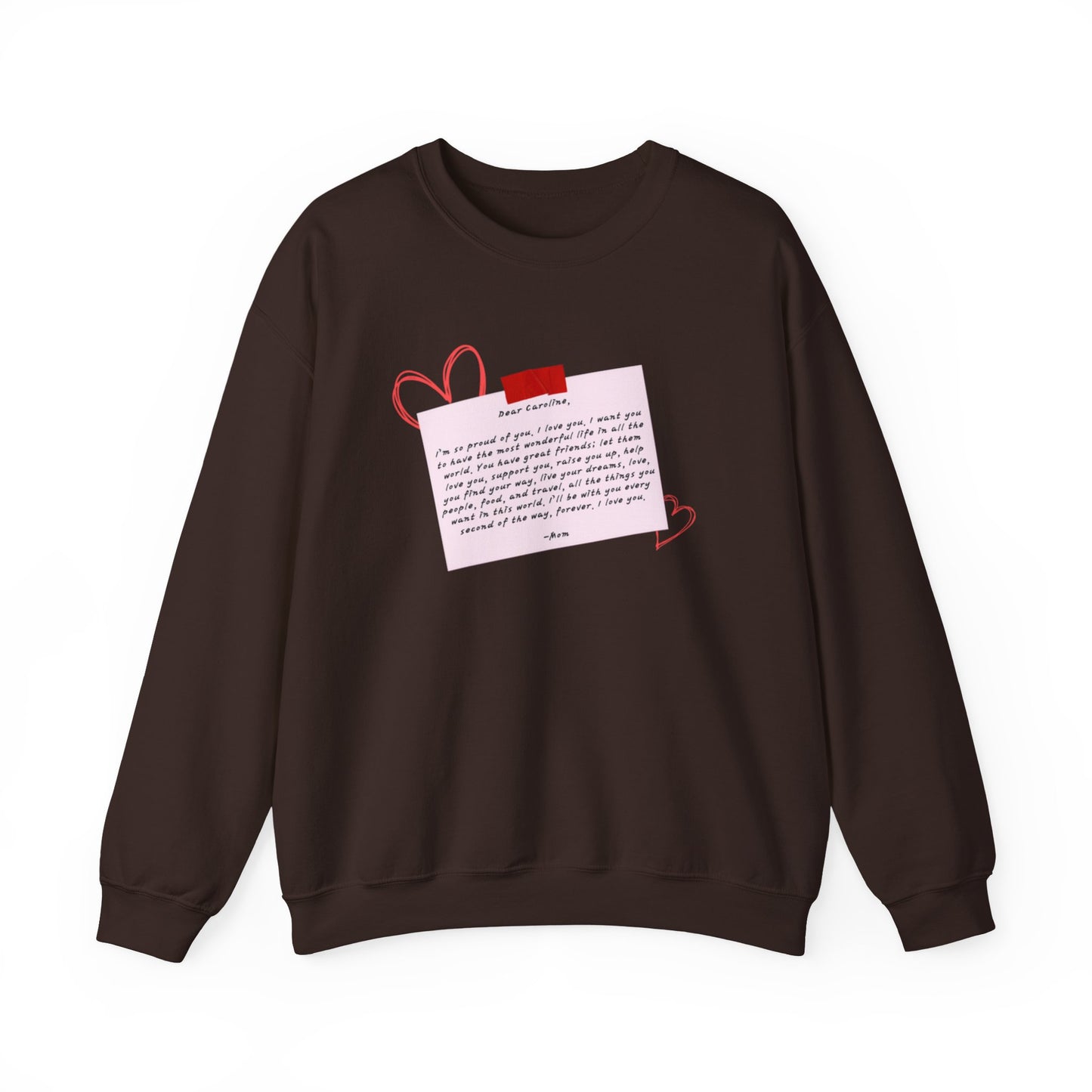 Caroline's Letter Crewneck Sweatshirt