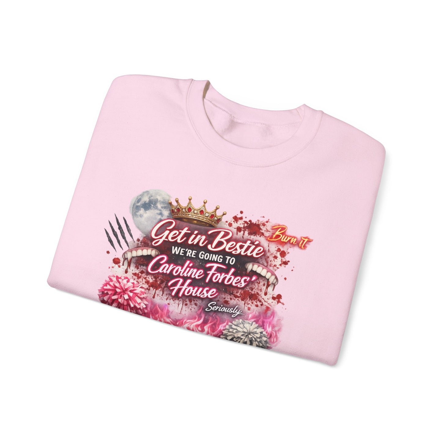 Get in Bestie (Caroline Forbes') Crewneck Sweatshirt