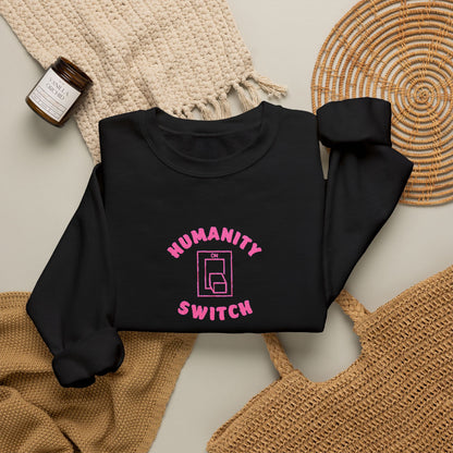 Humanity Switch Crewneck Sweatshirt (Embroidery)