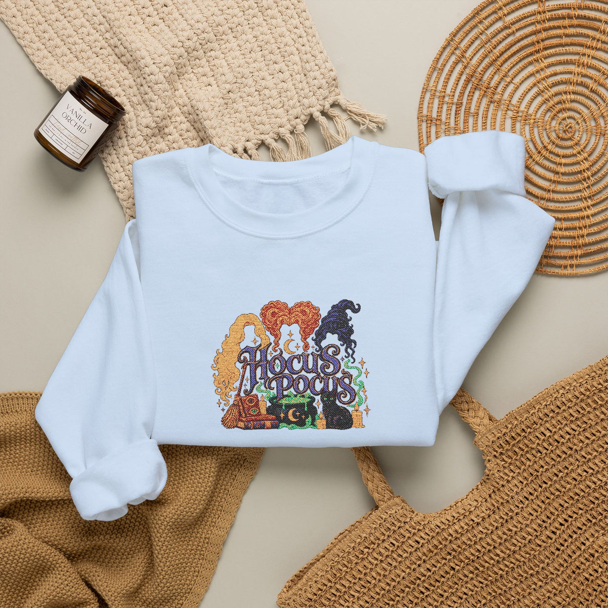 Hocus Pocus Crewneck Sweatshirt (Embroidery)