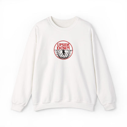 Upside Down Crewneck Sweatshirt (Embroidery)