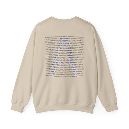 Your Favorite Liar Aria's Txts Crewneck Sweatshirt