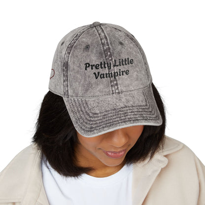 Pretty Little Vampire Vintage Cap (Embroidery)