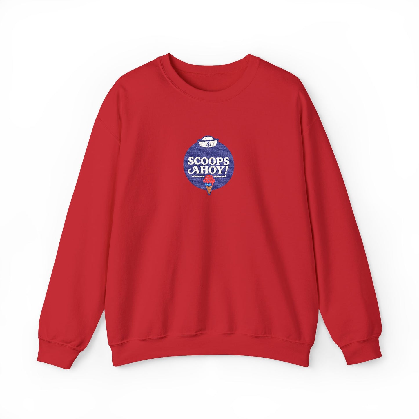 Scoops Ahoy Crewneck Sweatshirt (Embroidery)