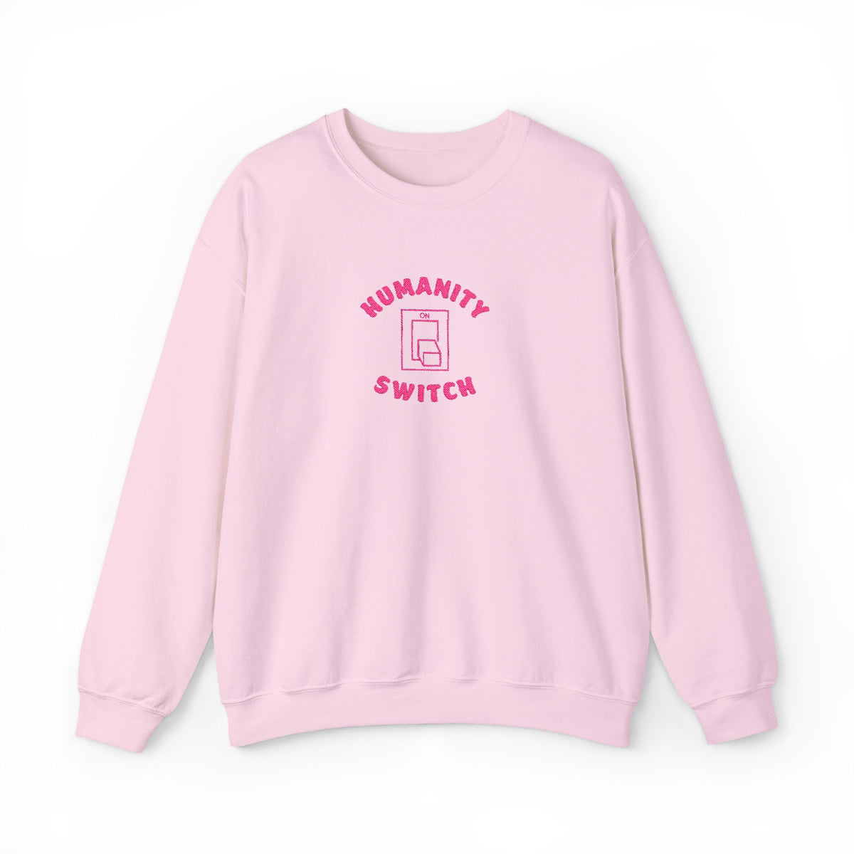 Humanity Switch Crewneck Sweatshirt (Embroidery)
