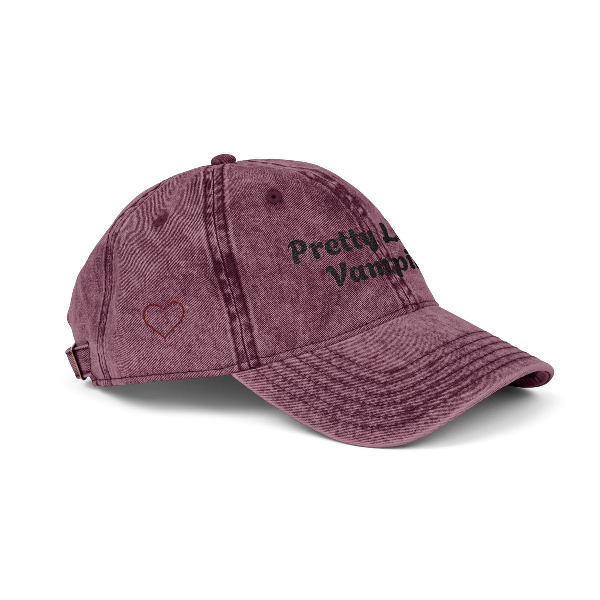 Pretty Little Vampire Vintage Cap (Embroidery)