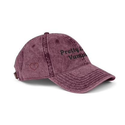 Pretty Little Vampire Vintage Cap (Embroidery)