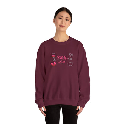 Tell Me Lies Crewneck Sweatshirt (Embroidery)