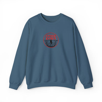 Upside Down Crewneck Sweatshirt (Embroidery)