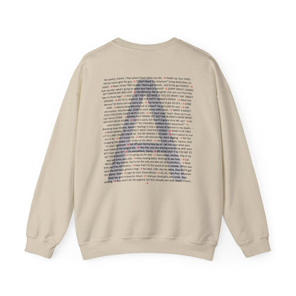 Your Favorite Liar Hanna's Txts Crewneck Sweatshirt