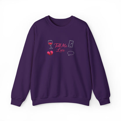 Tell Me Lies Crewneck Sweatshirt (Embroidery)