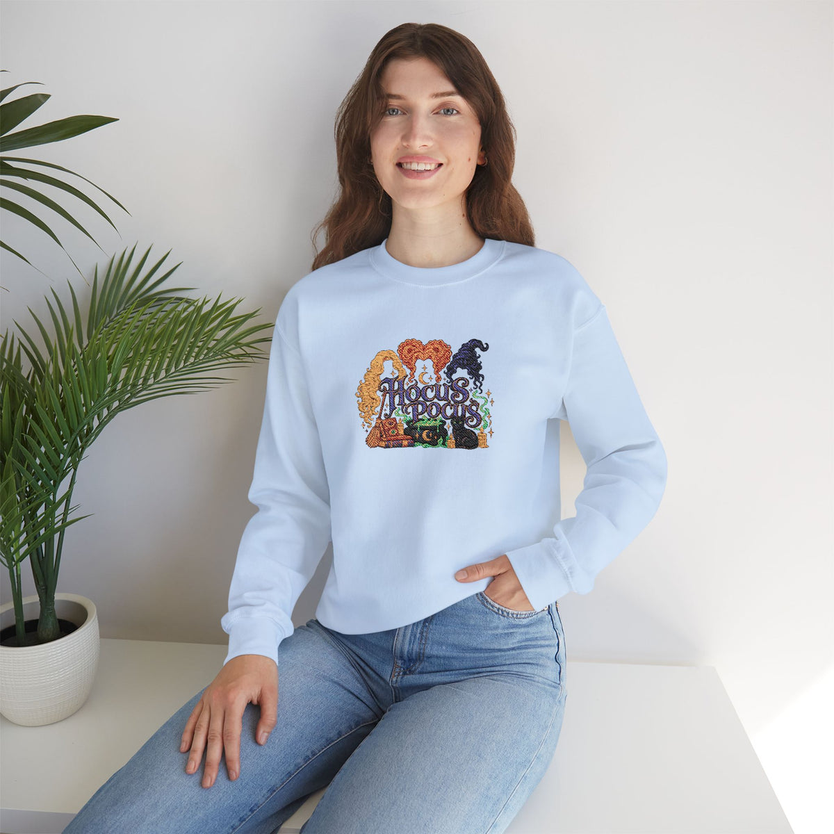 Hocus Pocus Crewneck Sweatshirt (Embroidery)