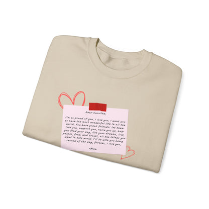 Caroline's Letter Crewneck Sweatshirt