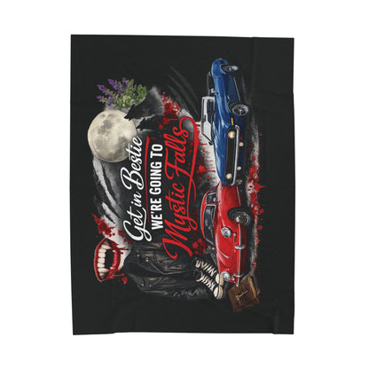 Mystic Falls Velveteen Plush Blanket