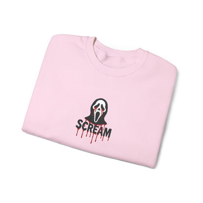 Scream Crewneck Sweatshirt (Embroidery)
