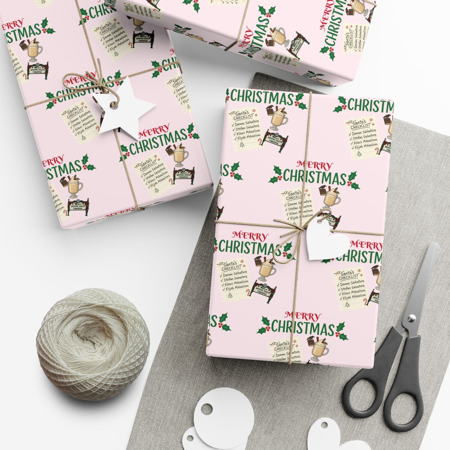TVD Christmas Gift Wrap Papers