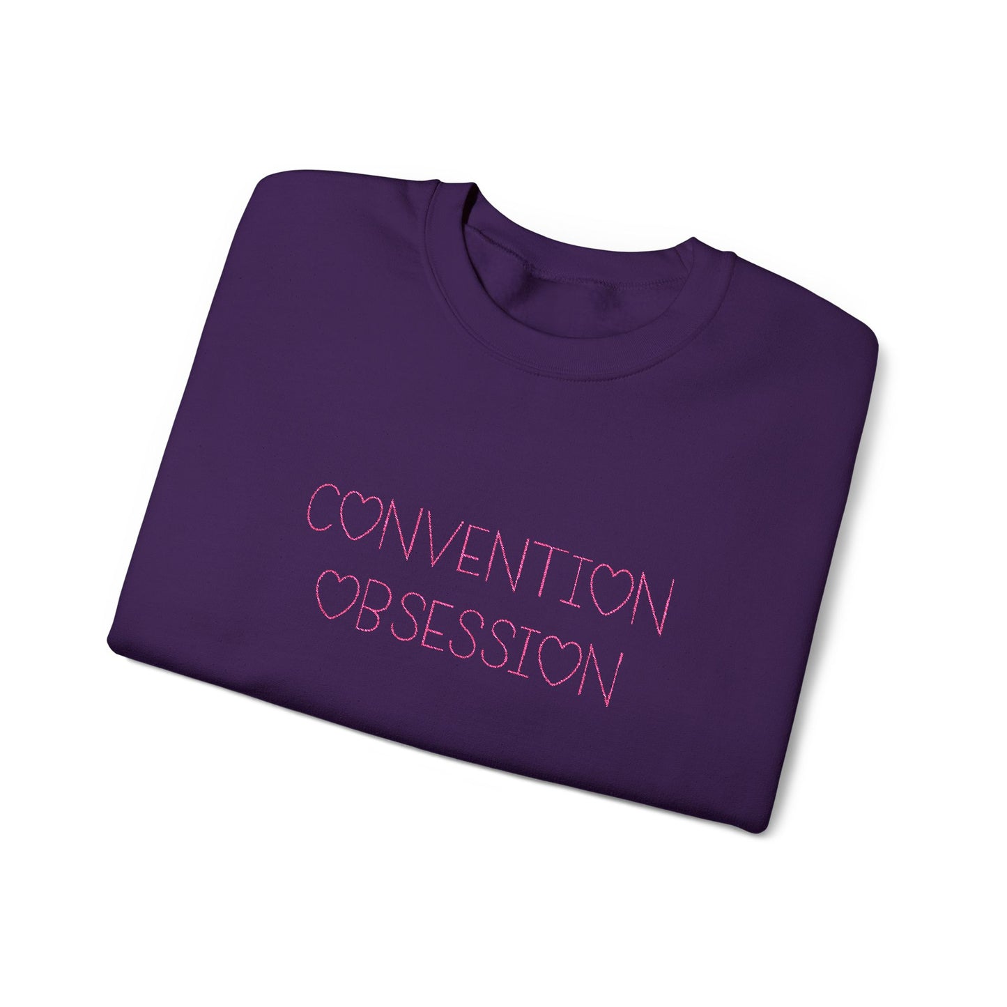 Convention Obsession Crewneck Sweatshirt (Embroidery)