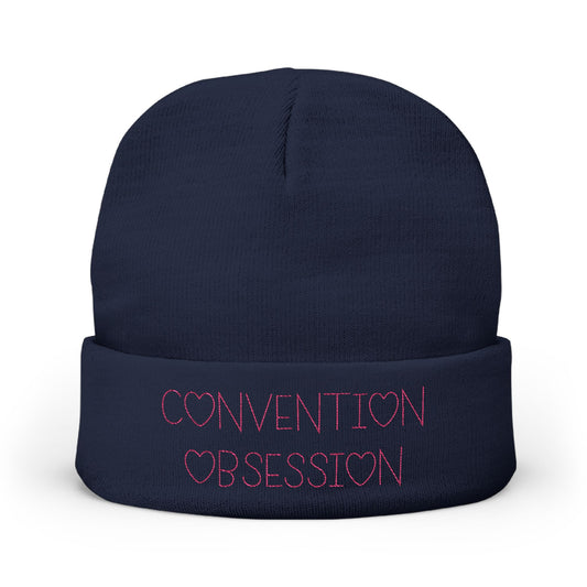 Convention Obsession Knit Beanie (Embroidery)