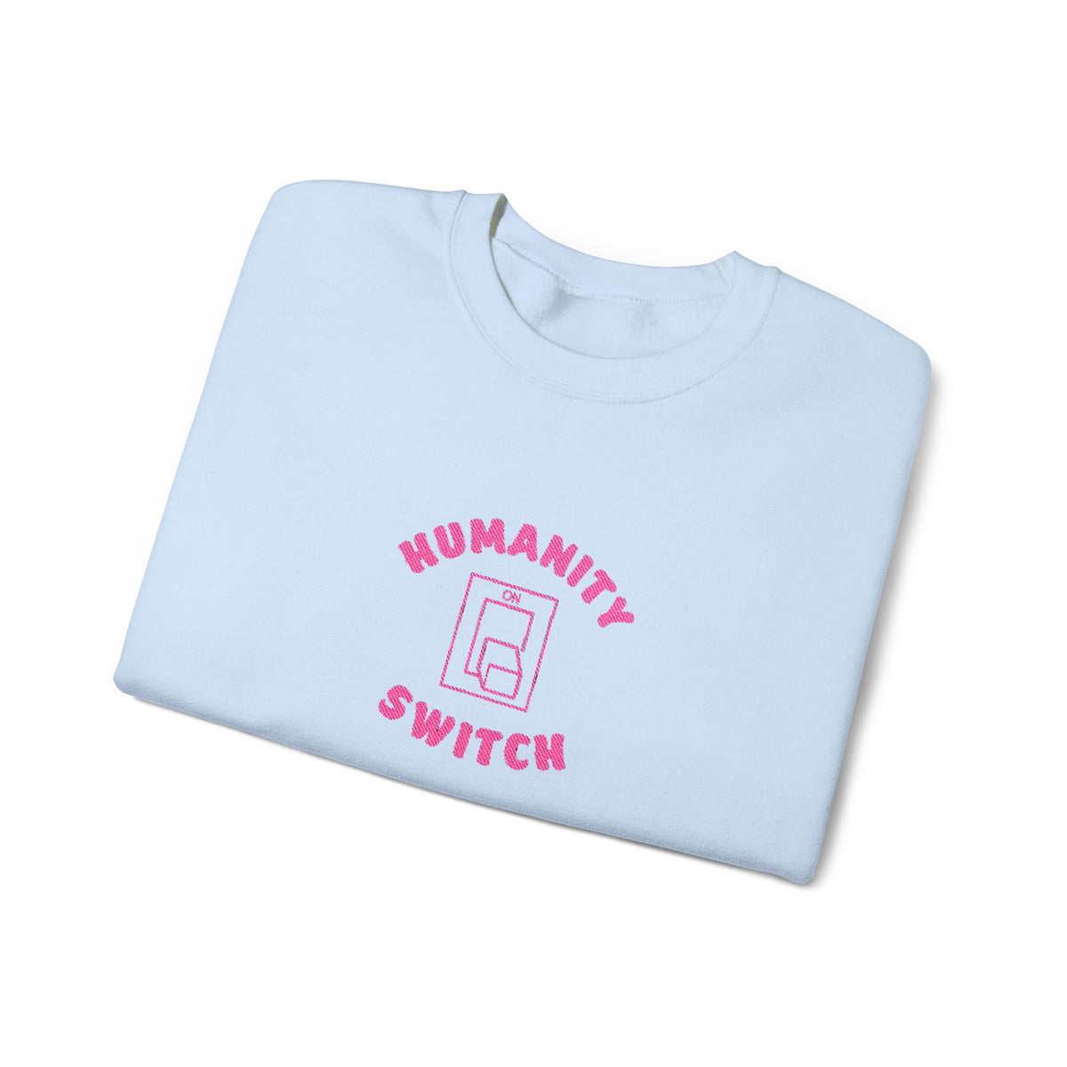 Humanity Switch Crewneck Sweatshirt (Embroidery)