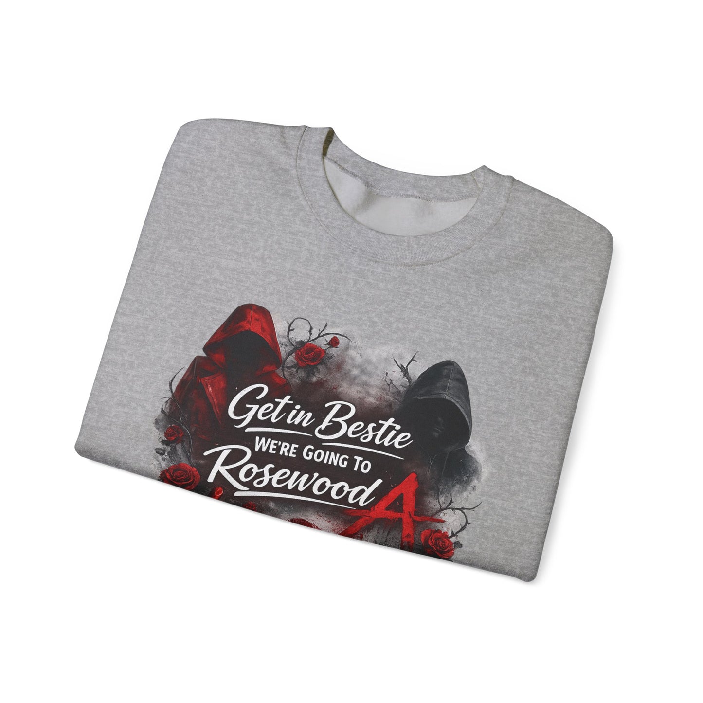 Get in Bestie (Rosewood) Crewneck Sweatshirt