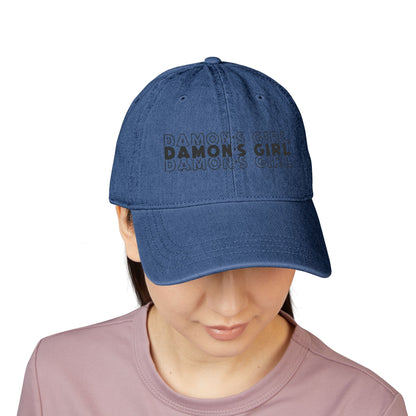 Damon's Girl Denim Hat (Embroidery)