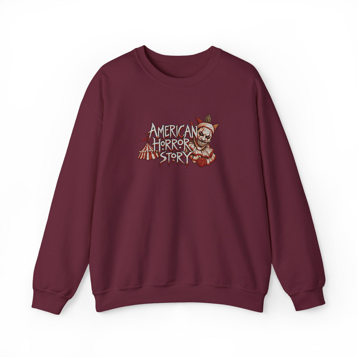 Twisty the Clown Crewneck Sweatshirt (Embroidery)
