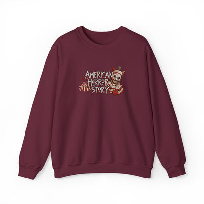 Twisty the Clown Crewneck Sweatshirt (Embroidery)