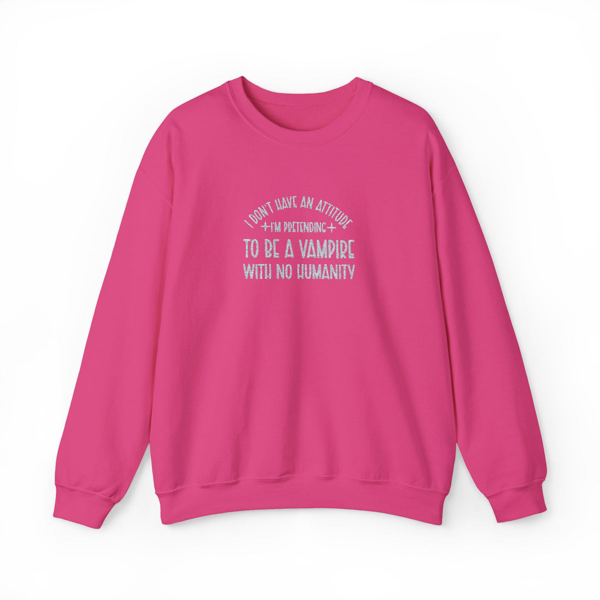 Vampire Humanity Crewneck Sweatshirt (Embroidery)