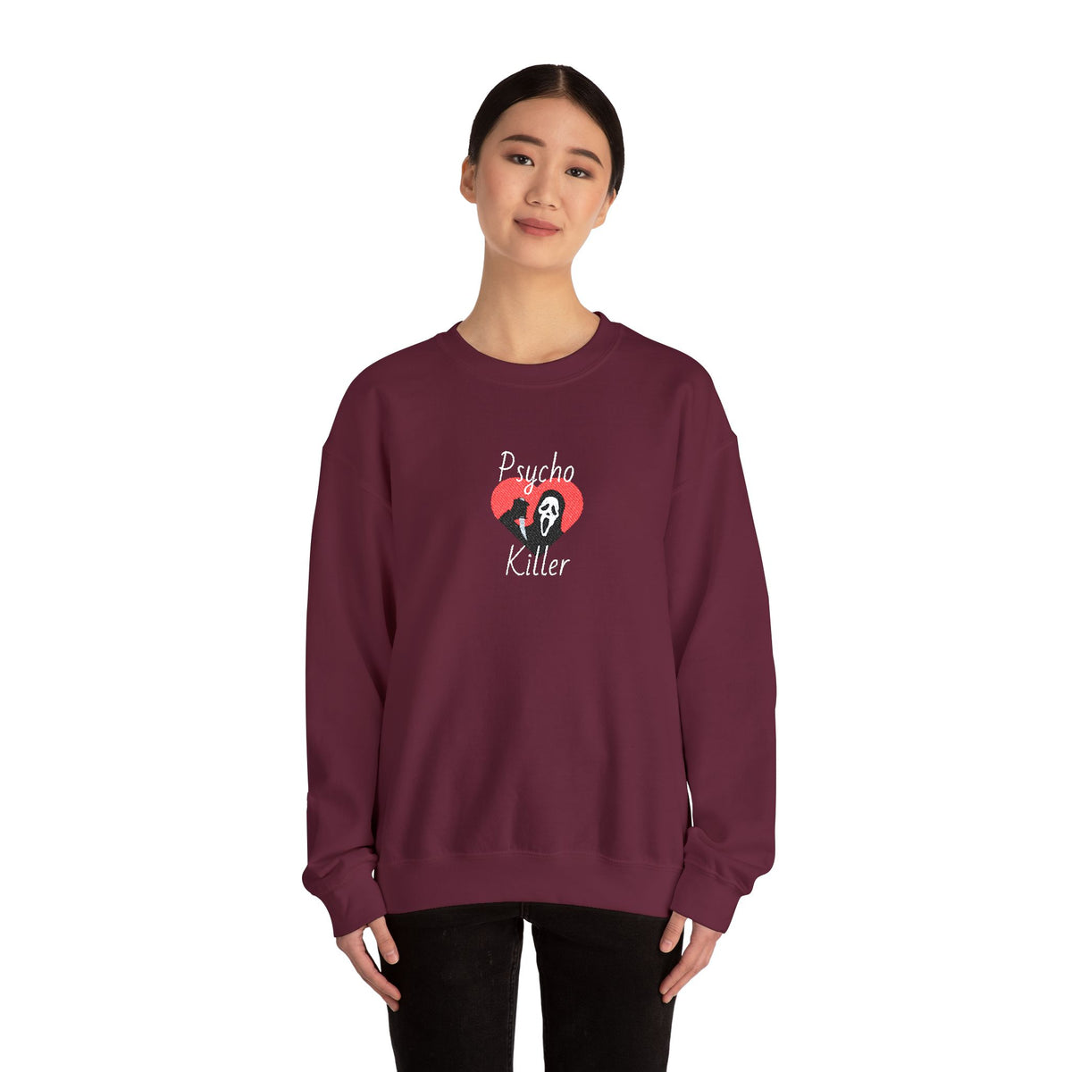 Psycho Killer Crewneck Sweatshirt (Embroidery)