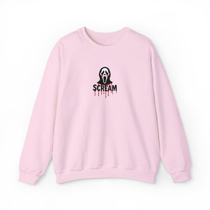 Scream Crewneck Sweatshirt (Embroidery)