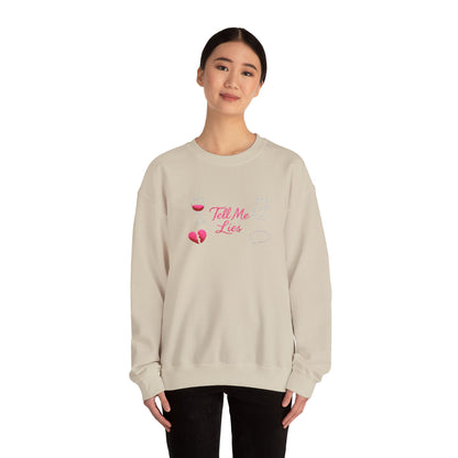 Tell Me Lies Crewneck Sweatshirt (Embroidery)