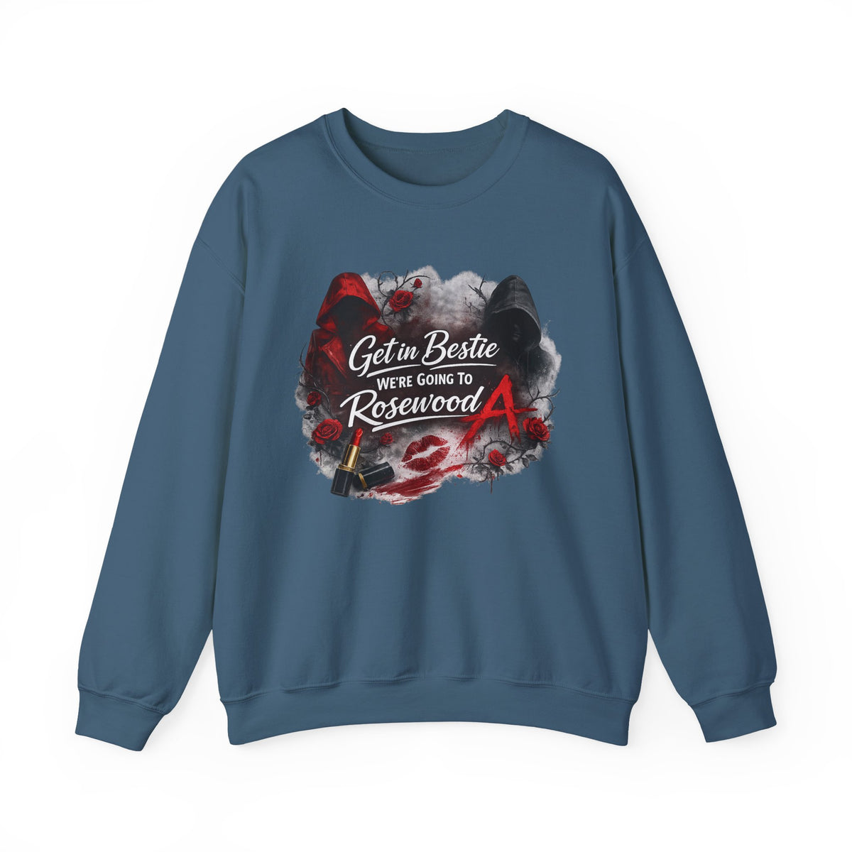 Get in Bestie (Rosewood) Crewneck Sweatshirt
