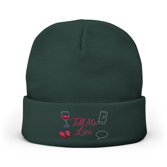 Tell Me Lies Beanie (Embroidery)