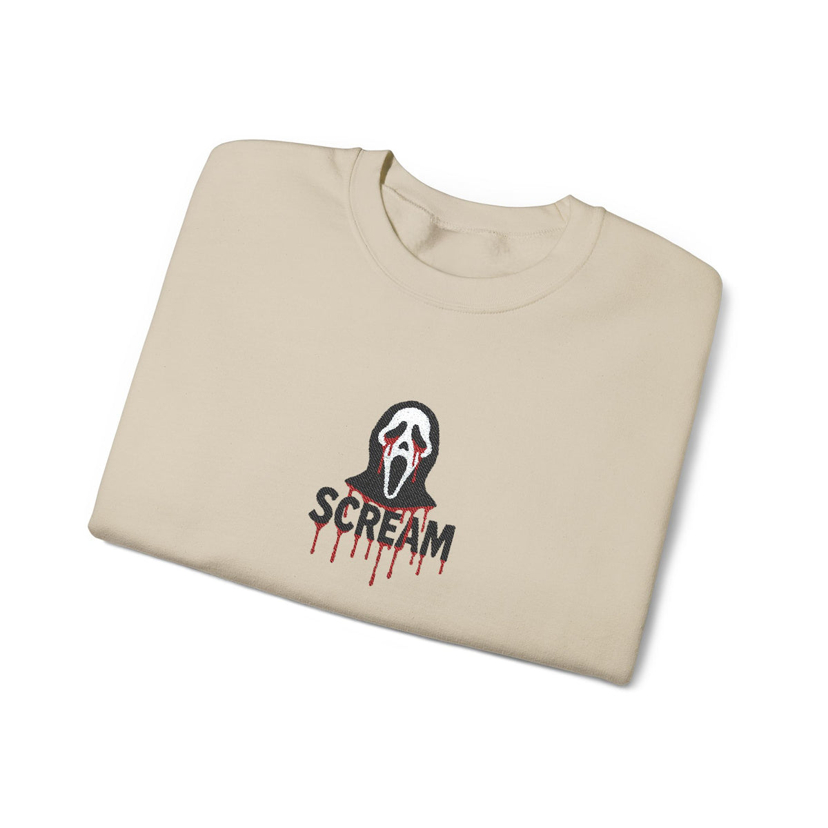 Scream Crewneck Sweatshirt (Embroidery)