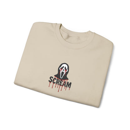 Scream Crewneck Sweatshirt (Embroidery)
