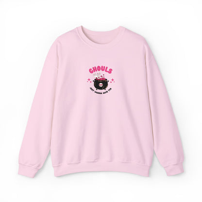 Ghouls Just Wanna Have Fun Crewneck Sweatshirt (Embroidery)