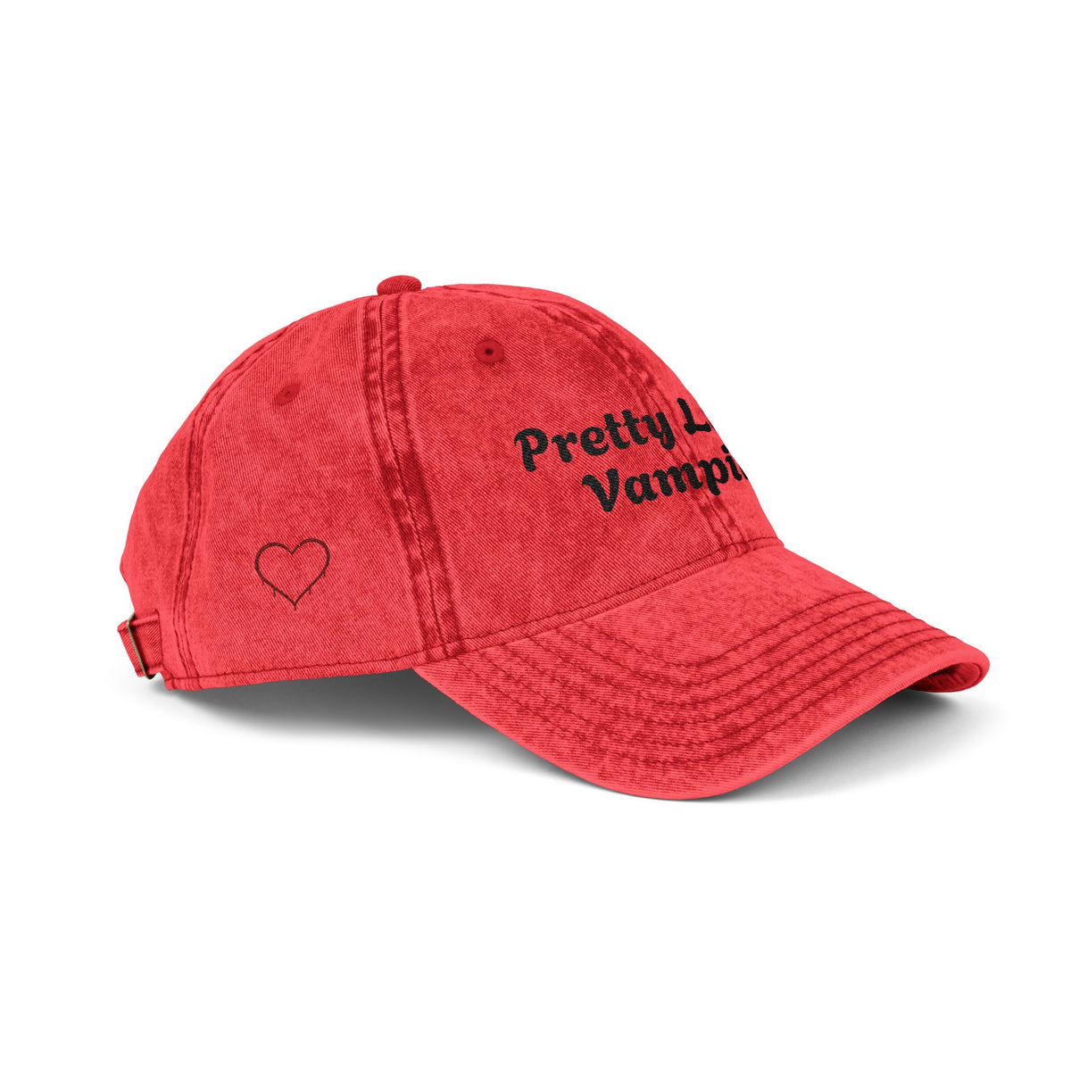 Pretty Little Vampire Vintage Cap (Embroidery)