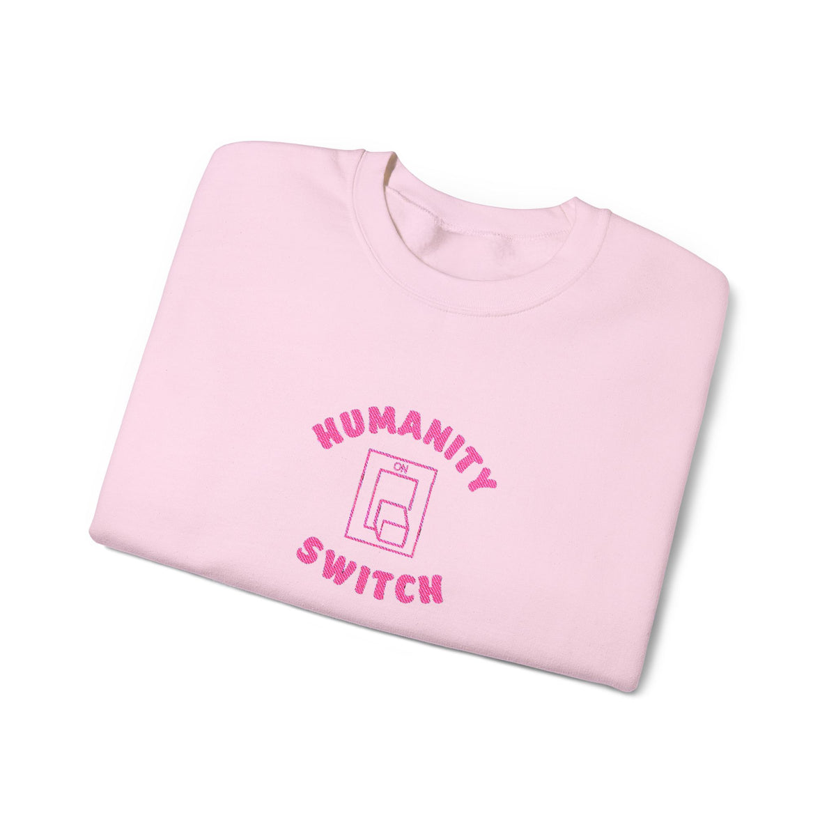 Humanity Switch Crewneck Sweatshirt (Embroidery)