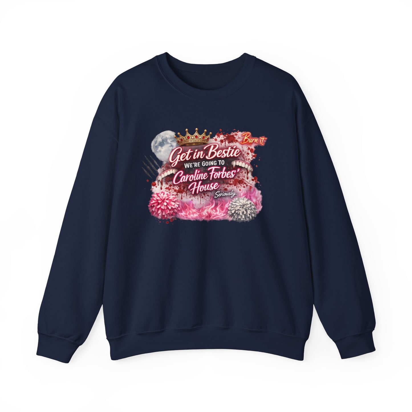 Get in Bestie (Caroline Forbes') Crewneck Sweatshirt