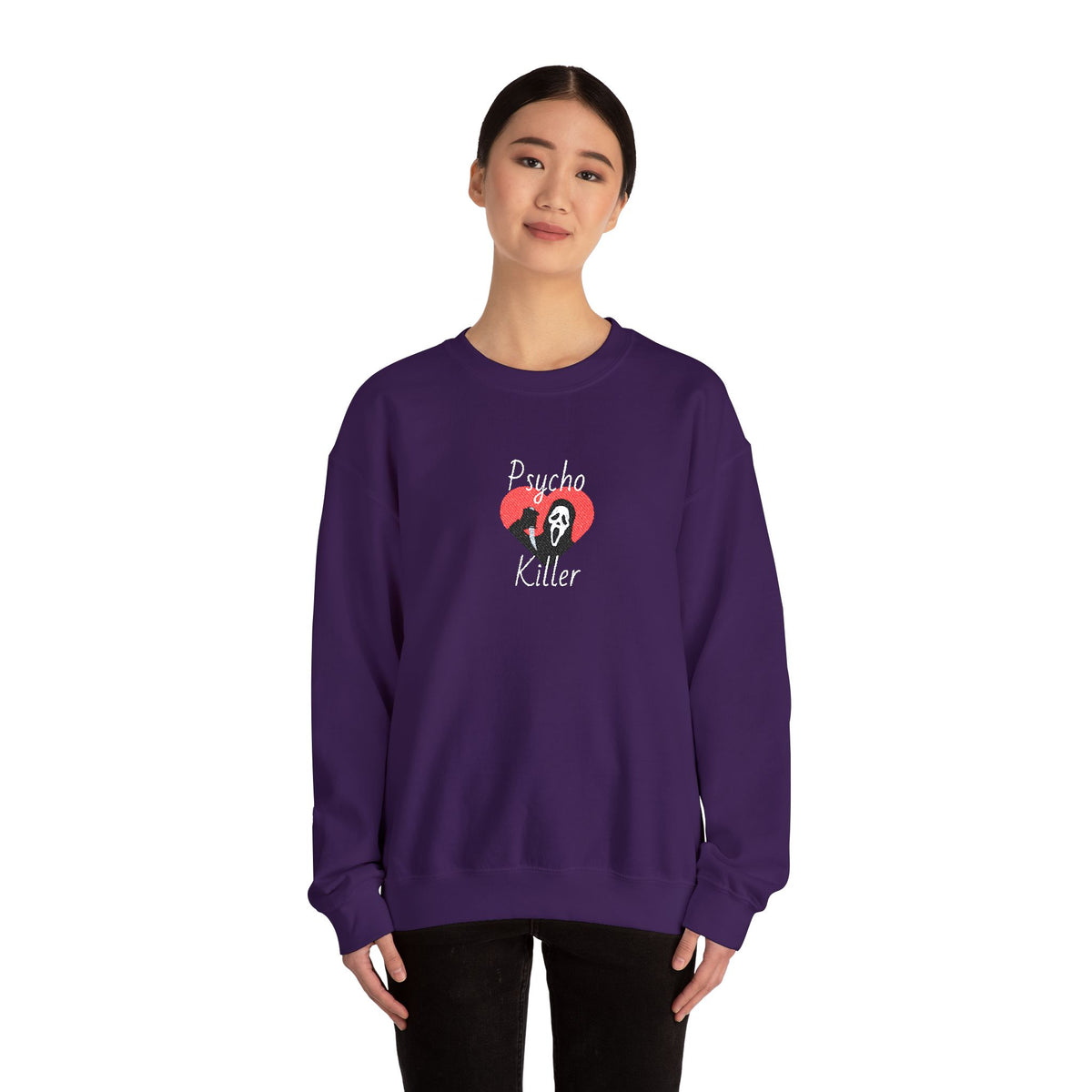 Psycho Killer Crewneck Sweatshirt (Embroidery)