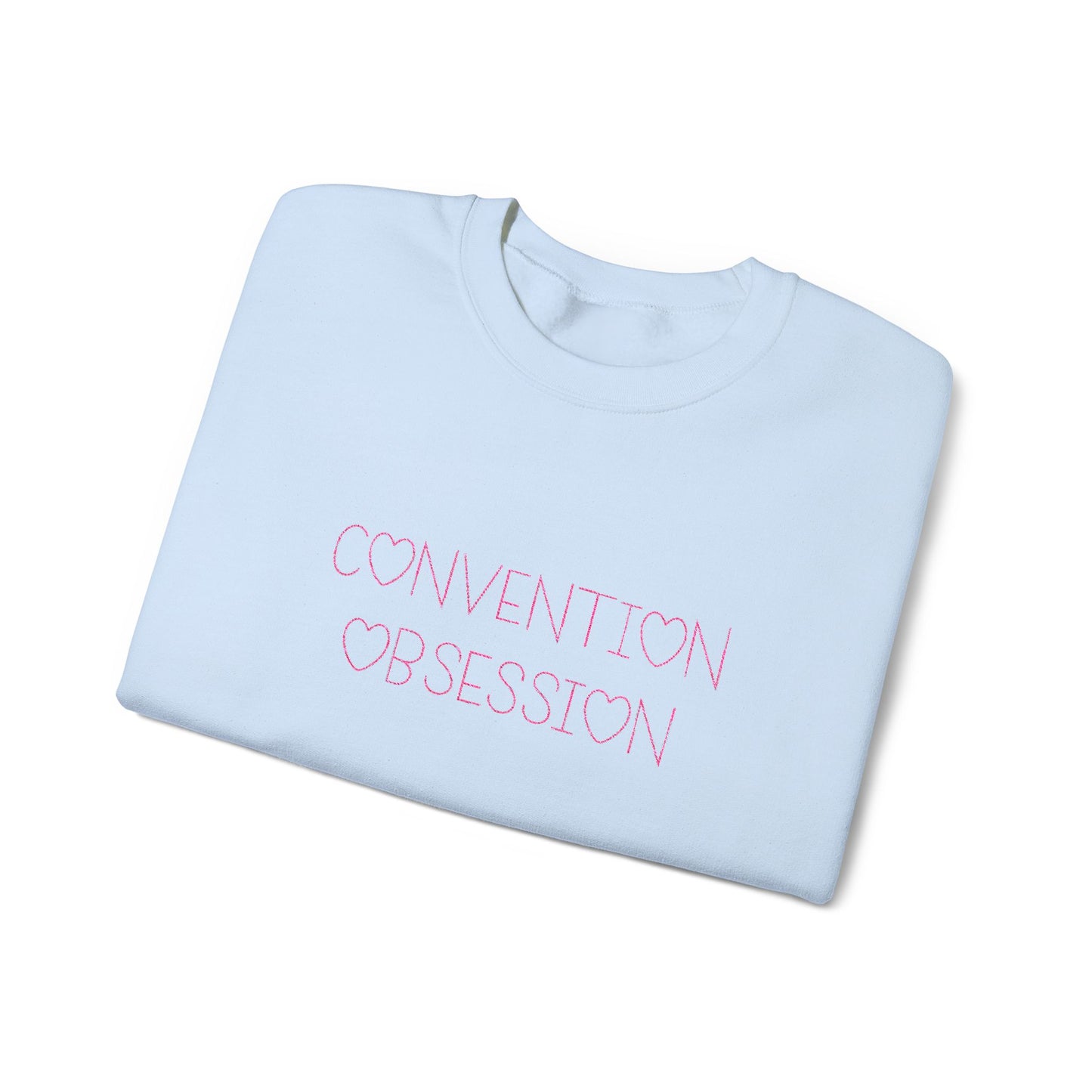 Convention Obsession Crewneck Sweatshirt (Embroidery)