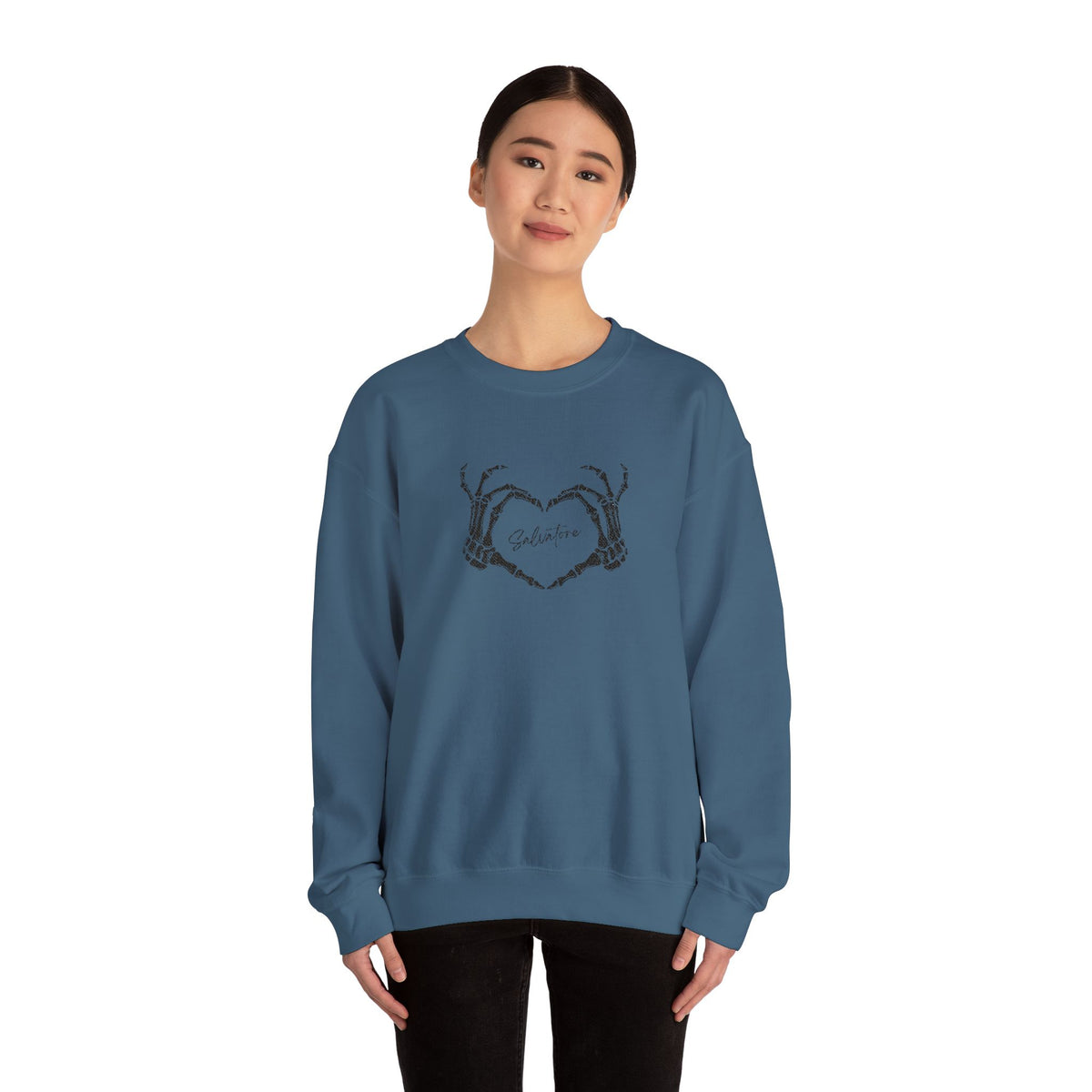 Skeletal Salvatore Crewneck Sweatshirt (Embroidery)