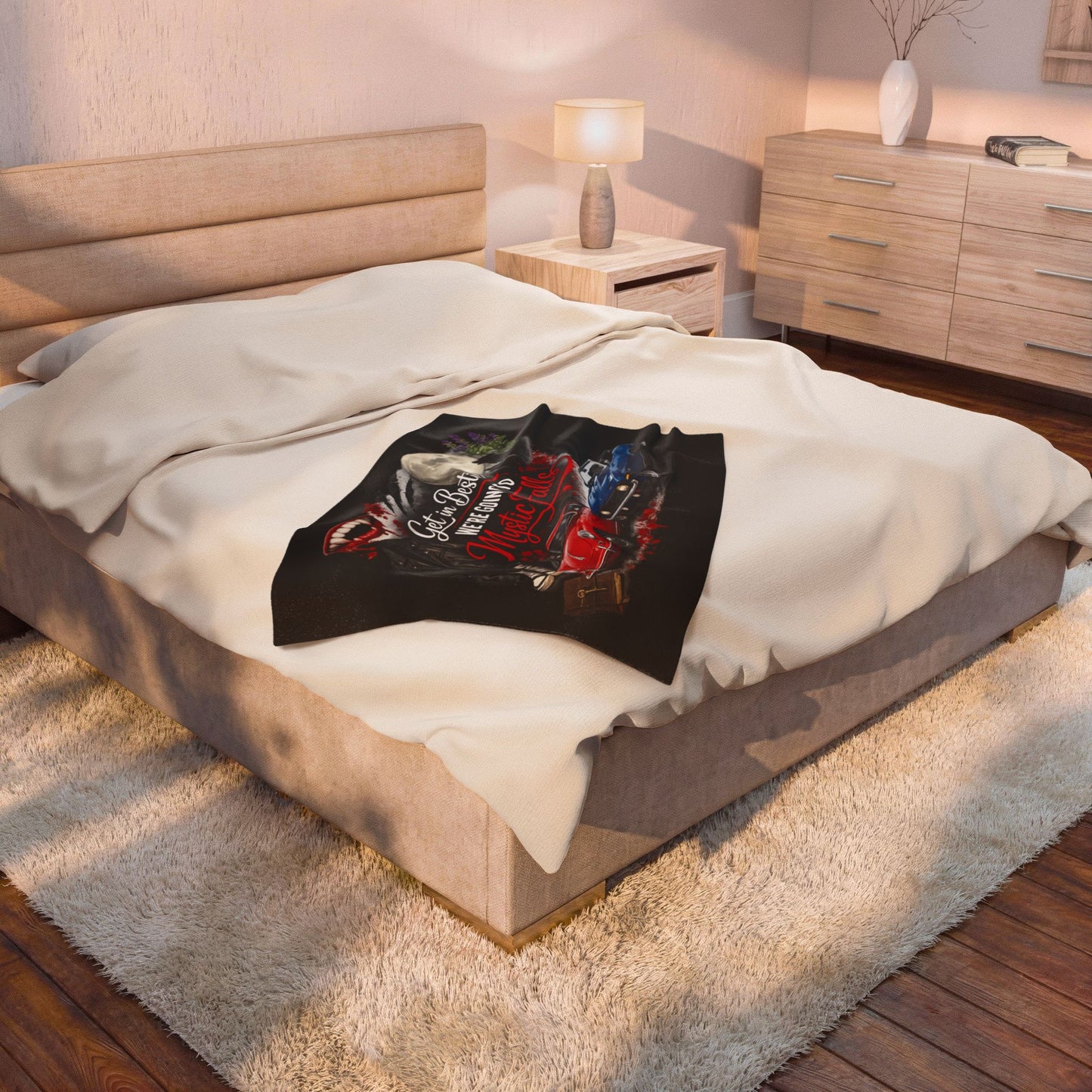 Mystic Falls Velveteen Plush Blanket