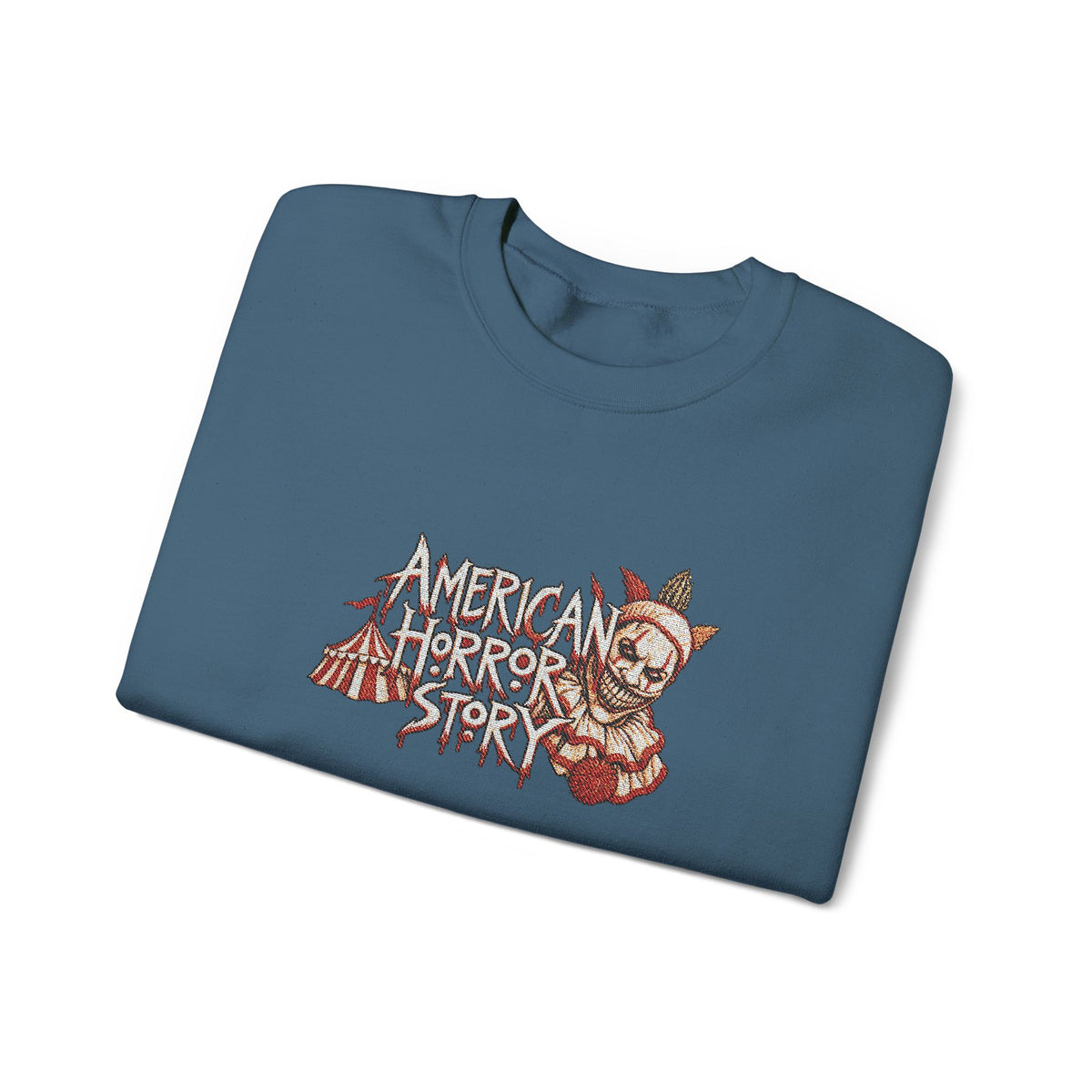 Twisty the Clown Crewneck Sweatshirt (Embroidery)