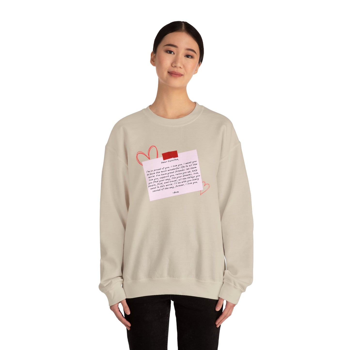 Caroline's Letter Crewneck Sweatshirt