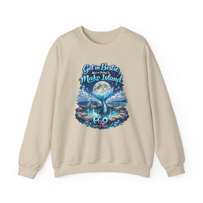 Get in Bestie (Mako Island) Crewneck Sweatshirt