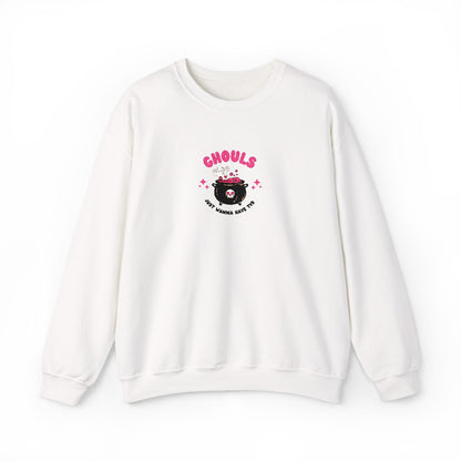 Ghouls Just Wanna Have Fun Crewneck Sweatshirt (Embroidery)