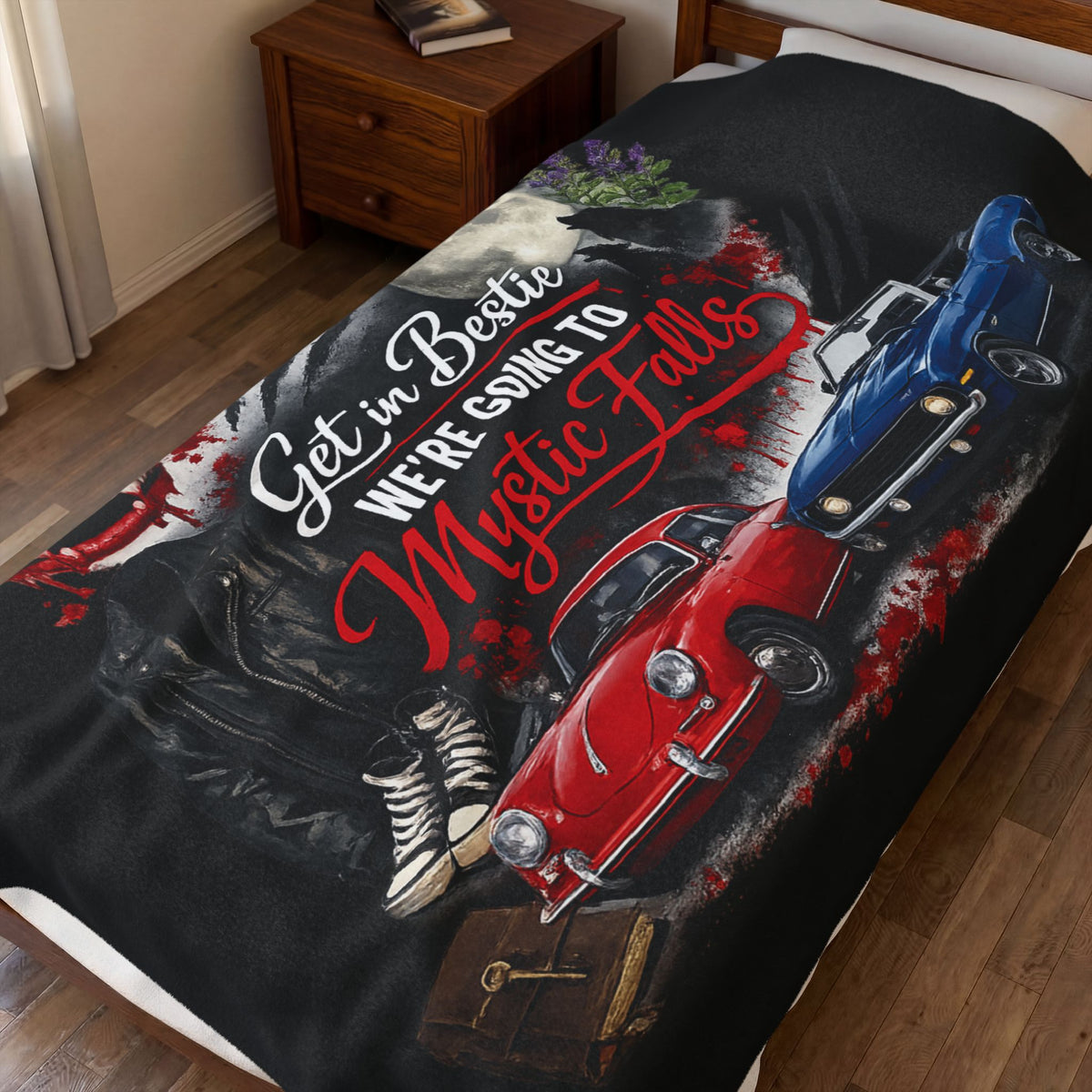 Mystic Falls Velveteen Plush Blanket