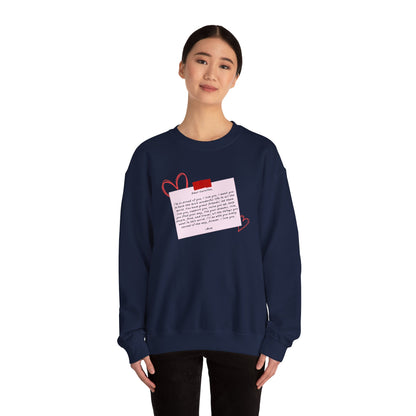 Caroline's Letter Crewneck Sweatshirt