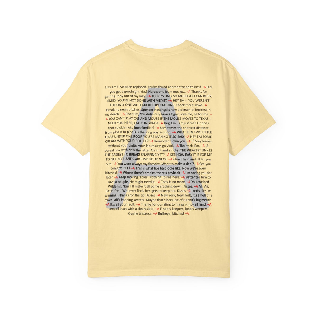 Your Favorite Liar Emily's Txt Msgs T-Shirt